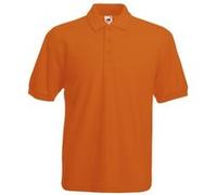 Fruit of the Loom 65/35 Polo, Orange, M Homme