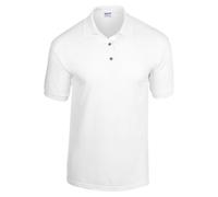 Polo à manches courtes Gildan pour homme (M) (Blanc)