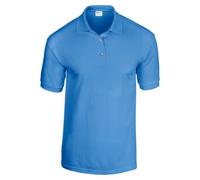 Polo à manches courtes Gildan pour homme (M) (Bleu)