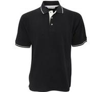 Polo à manches courtes Kustom Kit St. Mellion pour homme (XL) (Blanc/Rouge vif) - UTBC615 Blanc/Rouge Vif, Blanc/Rouge vif G