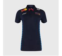 Polo à manches courtes officiel Femme Oracle Red Bull Racing Teamline Max Verstappen - Bleu XS