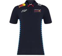 Polo à manches courtes officiel Homme Oracle Red Bull Racing Teamline Sergio Perez - Bleu S