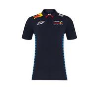 Polo à Manches Courtes Officiel Homme Oracle Red Bull Racing Teamline Sergio Perez - Bleu Taille L