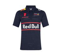 Polo à manches courtes Oracle Red Bull Racing Teamline pour homme, Max Verstappen - Ciel nocturne S