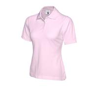 Polo à manches courtes pour femme Loisirs Décontracté Sport travail - Rose - M
