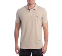 Polo à manches courtes pour homme US41197052-Beige XXL