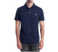 Polo à manches courtes pour homme US41197058-Marine XXL