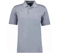 Polo à Manches Courtes softknit Ragman pour Homme - Gris - XXXL