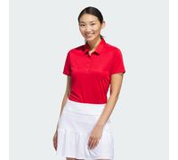 adidas - Polo à Manches Courtes Performance pour Femme-XL-Rouge collégial
