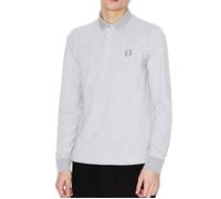 Polo à manches longues Armani Exchange - Réf. 8NZF79-ZJ81Z-3929 - Gris - Coupe slim - Col polo - Manches longues S