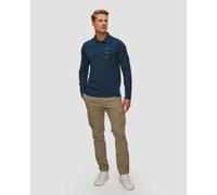 Polo à Manches Longues Bleu Marine Pour Hommes Aeronautica Militare 252po1887uj00705-21315