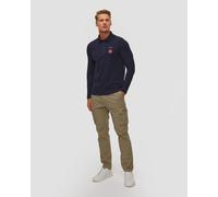 Polo à Manches Longues Bleu Marine Pour Hommes Aeronautica Militare 252po1894uj00710-8184