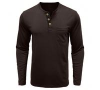Polo à manches longues décontracté et sport pour hommes FEIAO, avec col zippé bicolore, léger, peut être porté seul ou en couche, pour un port quotidien décontracté L,M,S,XL,XXLÉtoffe