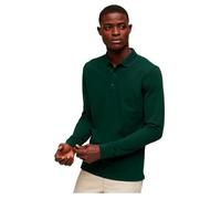 Polo à manches longues en coton piqué SUPERDRY - Vert forêt - Homme - Regular XXL
