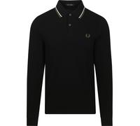 Polo À Manches Longues Fred Perry W54 Noir Taille S