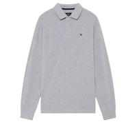 Polo à manches longues HACKETT LONDON Slim Fit avec logo - Gris - Homme XL