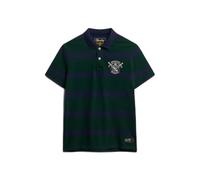 Superdry Polo Crest à rayures manches courtes Vert M Homme