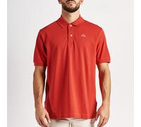 Polo Aarau Robe di Kappa Rouge Unisexe Rouge S