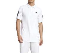 Adidas Club 3 Stripes Short Sleeve Polo Blanc XL Homme