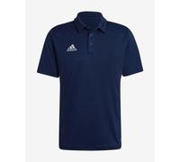 Polo adidas Entrada 22 manche courte bleu marine blanc - M