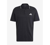 Polo adidas Essentials Small Logo Piqué manches courtes noir pur - M