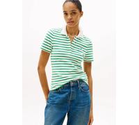Polo Ajusté 1985 Collection 1985 Slim Pique Polo Ss/Ecru/Radiant Green Stp - L