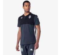 Polo Angat 8 AS Monaco 24/25 pour Homme - Gris foncé, noir, blanc S