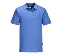 Polo Anti-Statique Portwest AS21 ESD Coton Manches Courtes Travail Confort