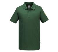 Polo Anti-Statique Portwest AS21 ESD Coton Manches Courtes Travail Confort