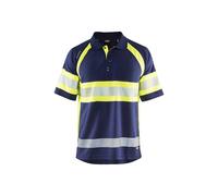 Polo anti-UV haute visibilité Blaklader Bleu L