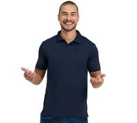 Polo Arena pour hommes T-shirt uni, bleu foncé, M