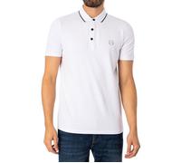 Polo - Armani Exchange - Blanc - Manches courtes - Col polo - Coton stretch L