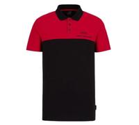 Polo Armani Exchange - Réf. 6KZFAJ-ZJ5XZ-4428 - Noir, Rouge - Col polo à 3 boutons - Bicolore - Manches courtes M