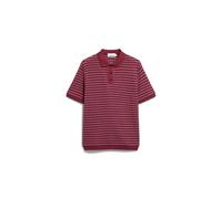 POLO EN TRICOT MAARIO | 100 % coton biologique - rouge (M)