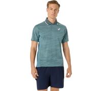 Polo Asics Match Jacquard Bleu 2XL
