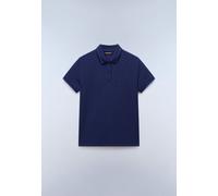 Napapijri – Polo en piqué design Aurora – Bleu – Medium