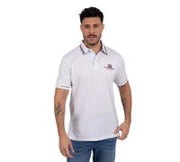Polo avec col contrastÃ© Camberabero Blanc 2XL