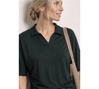 Street One Polo avec Taille élastique - Vert foncé - Taille 42