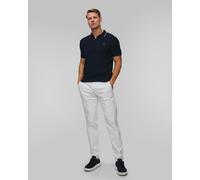 Polo Avec Lin Bleu Marine Pour Hommes Polo Ralph Lauren 710934180-400n