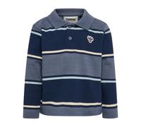 Hummel Mini Loose Stripe Short Sleeve Polo Bleu 92 cm Enfants