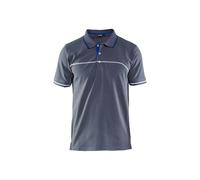 Polo bicolore Blaklader Gris S