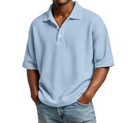 Polo Blanc, Oversize Oversized Rouge Papa Marque Tee Shirt Polyester Manches Courtes Leger Pas Cher Mode Sport Mode Homme Homme Golf Slim Fit L