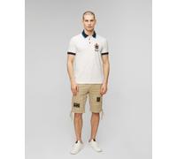 Polo Blanc Pour Hommes Aeronautica Militare 241po1761p199-73092