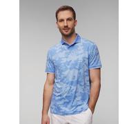 Polo Bleu Clair Pour Hommes G/fore Exploded Camo Tech Jersey Polo Gmp000005-baja