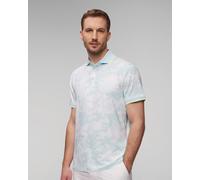 Polo Bleu Et Blanc Pour Hommes G/fore Exploded Camo Tech Jersey Polo Gmp000005-dbrk