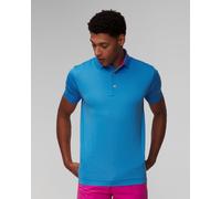 Polo Bleu Pour Hommes Footjoy Eu S.lisle Dot Prt 81678-oceanberry