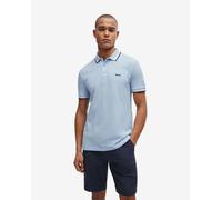 Polo Boss Green Paddy manches courtes bleu clair - S