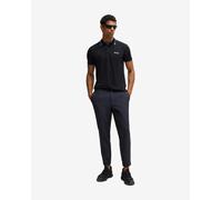 Polo Boss Green Paddy Pro Logo manches courtes bleu marine - L
