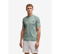 Polo BOSS Green Pariq TOC Mesh manches courtes bleu clair - L
