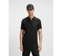 Polo BOSS Green Urban Tech manches courtes noir pur - L